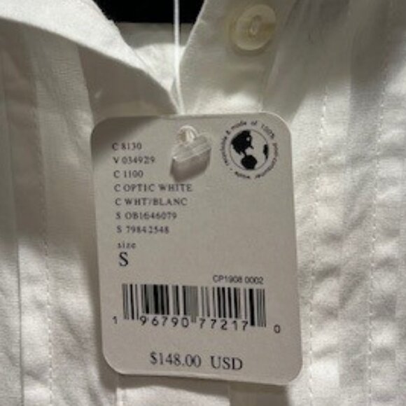 🕊️ NWT Free People Billie Pleated Tiered Mini Dress – White, Size Small 🕊️ - Picture 5 of 9